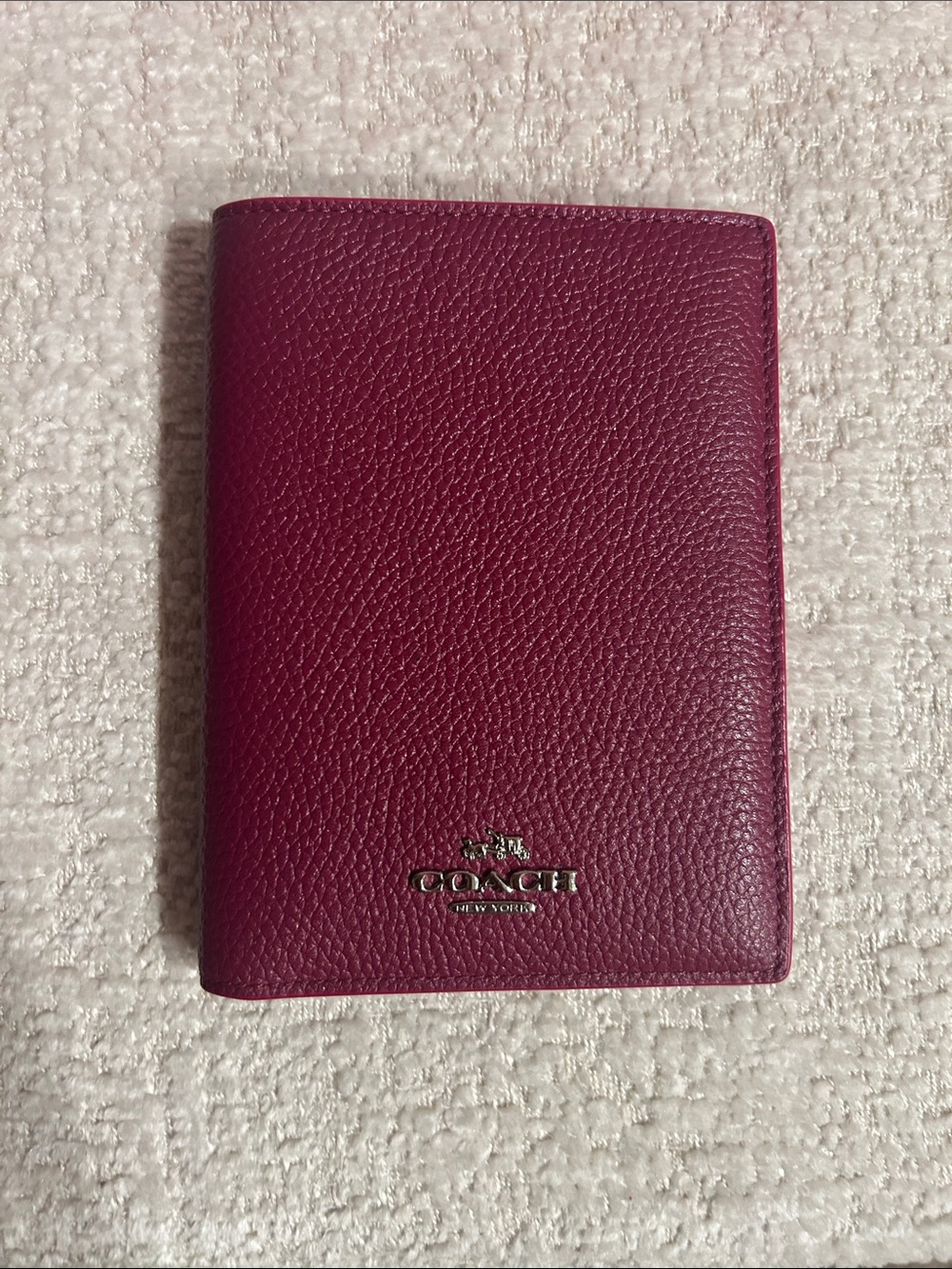 Coach Passport Holder